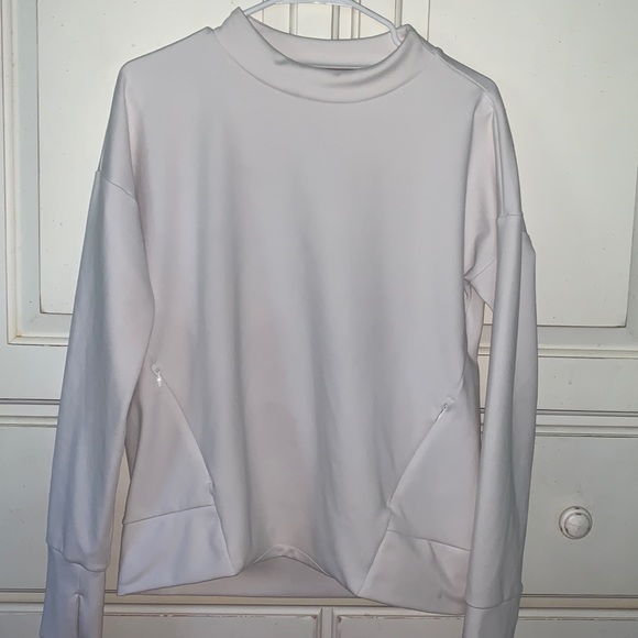 Athleta Tops - Athleta White Inversion Sweatshirt Size S